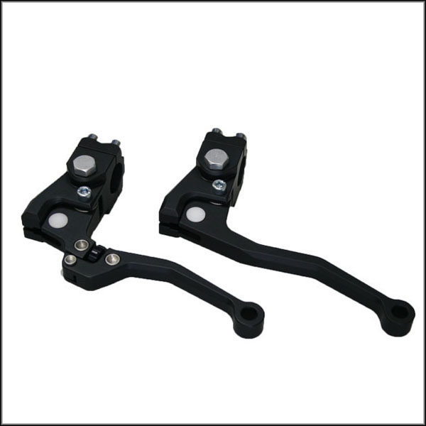 ISR Black Chopper Style Cable Operated Clutch Lever Assembly