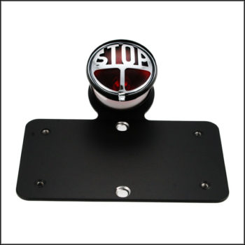 Stop Here Lic Plate Bracket & Light